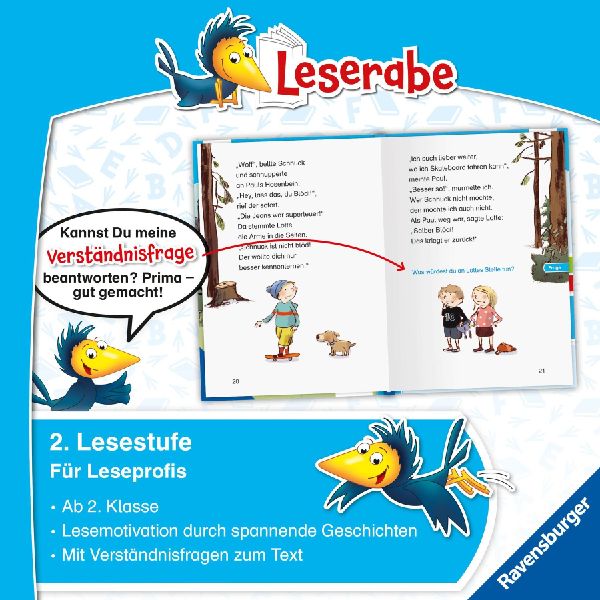 Leserabe 2. Lesestufe - Die Waschbären-Bande