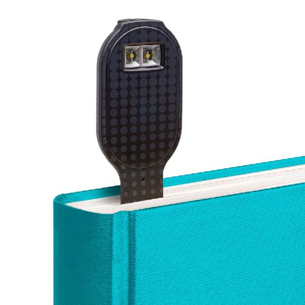 Flexilight RC (Black Dots) - wiederaufladbares Leselicht - 2 in 1 Leselampe & Lesezeichen - LED Leselicht - Geschenk für Leser, Buchliebhaber - Deutsche Ausgabe