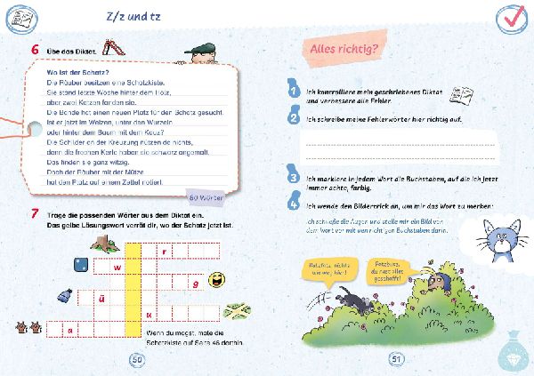 Räuberdiktate 3./4. Klasse