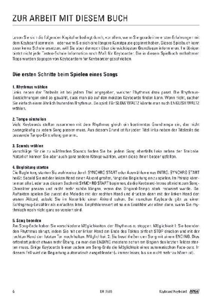 Keyboard Keyboard. Notenbuch