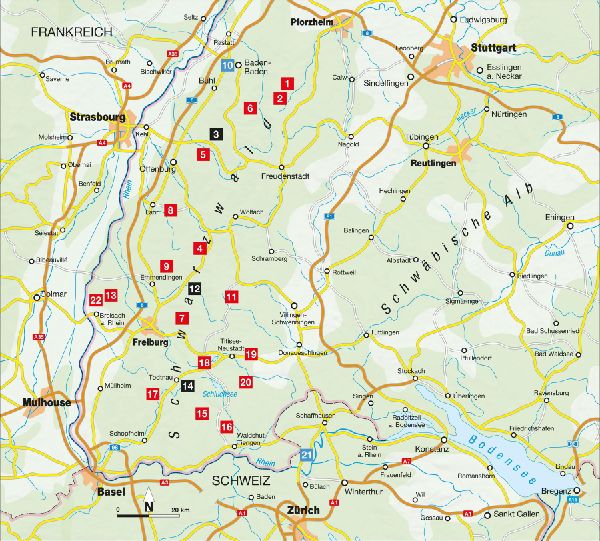 Genussvolle E-Bike-Touren Schwarzwald
