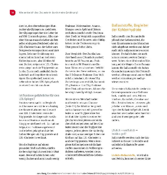 Das einfachste Cholesterin-Kochbuch aller Zeiten