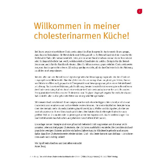 Das einfachste Cholesterin-Kochbuch aller Zeiten