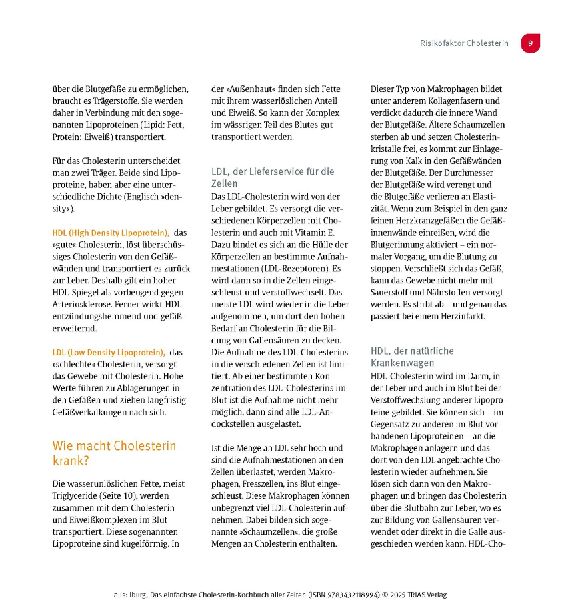 Das einfachste Cholesterin-Kochbuch aller Zeiten