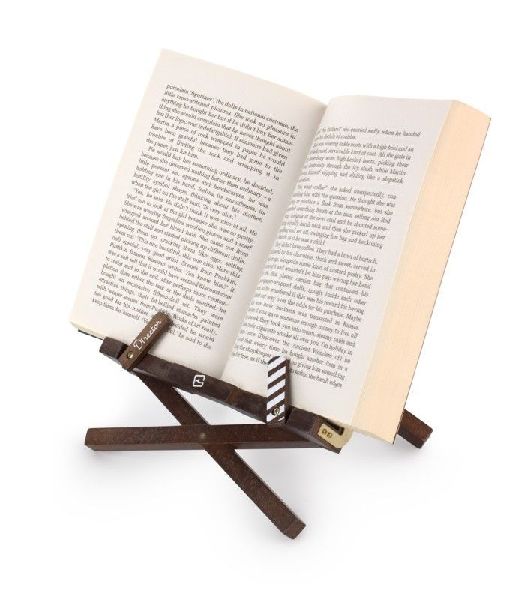 Director's Bookchair Weiß | Buchständer | Leseständer | Tablethalter aus Holz | Lesehilfe | Für Bücher, E-Reader und Tablets