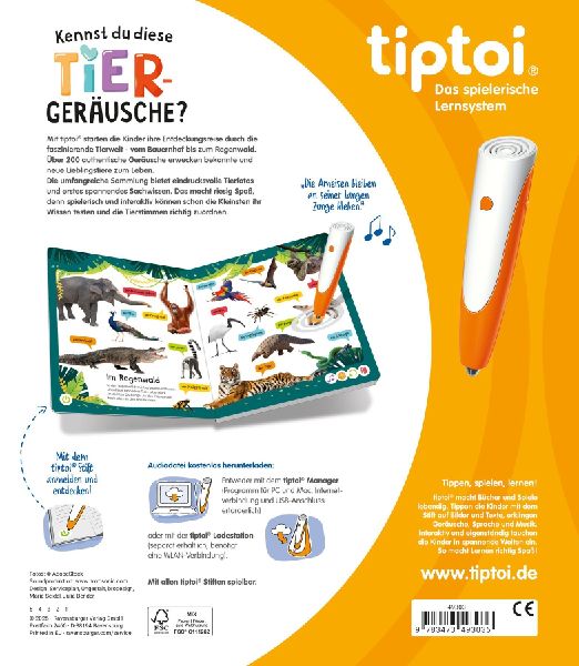tiptoi® - Kennst du diese Tiergeräusche?