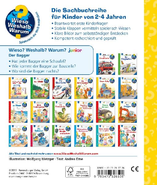 Wieso? Weshalb? Warum? junior, Band 38: Der Bagger