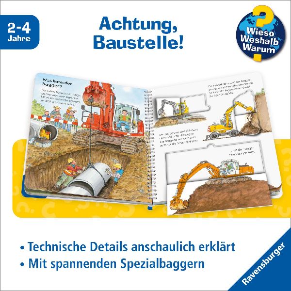 Wieso? Weshalb? Warum? junior, Band 38: Der Bagger