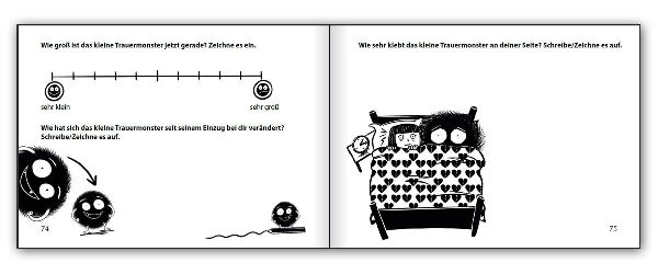 Das kleine Trauermonster - Trauerbewältigung zum Mitmachen