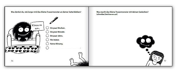 Das kleine Trauermonster - Trauerbewältigung zum Mitmachen