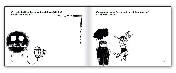 Das kleine Trauermonster - Trauerbewältigung zum Mitmachen