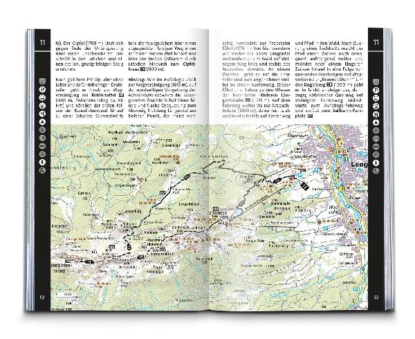 KOMPASS Wanderführer Isarwinkel, Bad Tölz, Lenggries, Walchensee, 60 Touren mit Extra-Tourenkarte