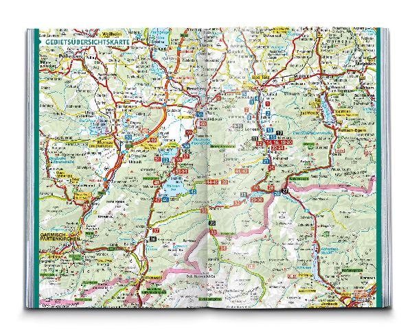 KOMPASS Wanderführer Isarwinkel, Bad Tölz, Lenggries, Walchensee, 60 Touren mit Extra-Tourenkarte
