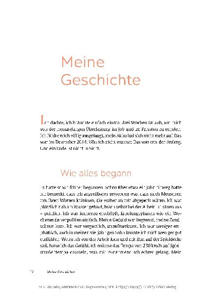 Glücklich trotz Depression