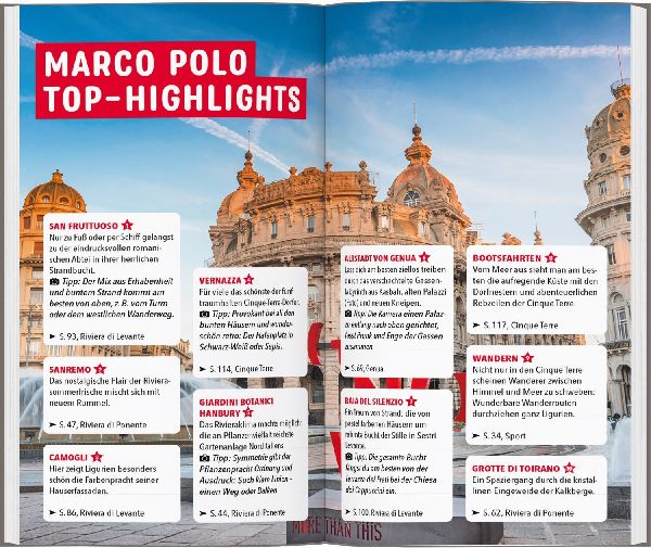 MARCO POLO Reiseführer Ligurien, Italienische Riviera, Cinque Terre