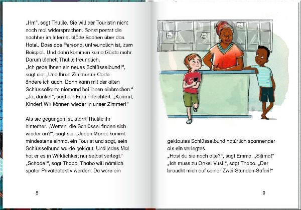 Thabo und Emma. Einbrecher in Lion Lodge