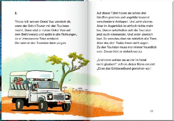 Thabo und Emma. Einbrecher in Lion Lodge