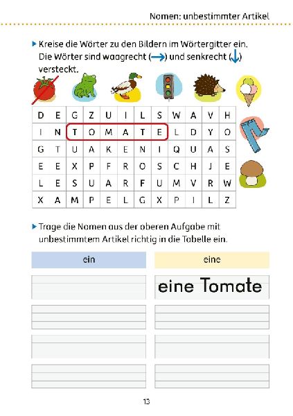 Mein Übungsheft Grammatik 2. Klasse