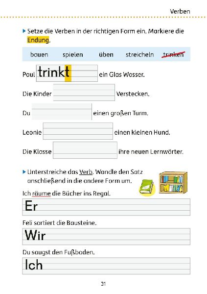 Mein Übungsheft Grammatik 2. Klasse