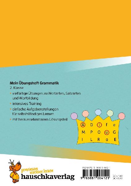Mein Übungsheft Grammatik 2. Klasse