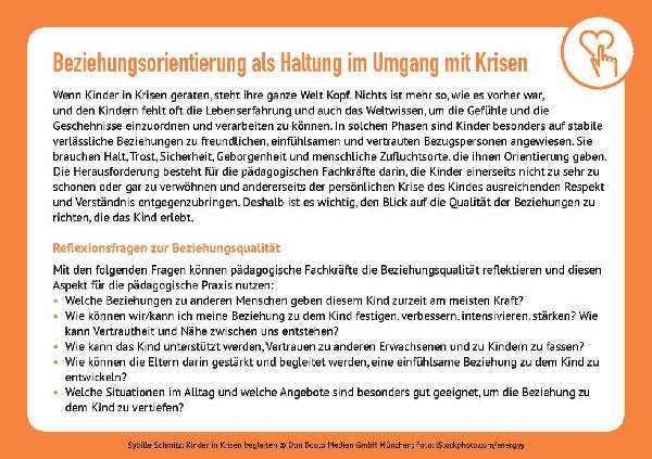 Kinder in Krisen begleiten