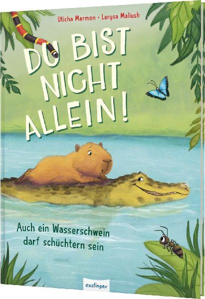 Du bist nicht allein! Auch ein Wasserschwein darf schüchtern ...