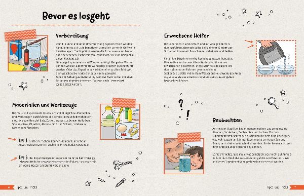 Experimente-Buch für Kinder ab 2 Jahren. Gemeinsam forschen und spielerisch fördern.