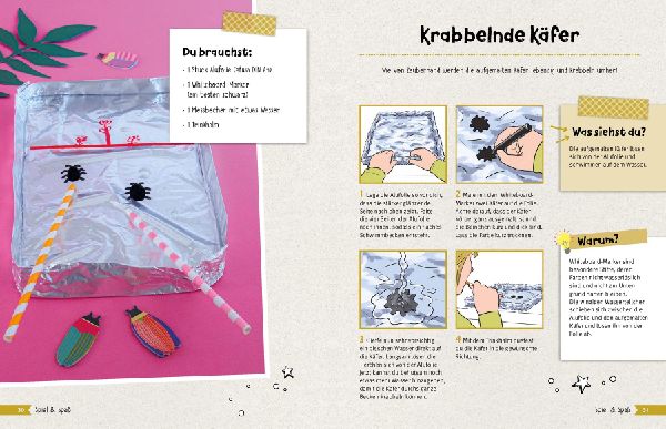 Experimente-Buch für Kinder ab 2 Jahren. Gemeinsam forschen und spielerisch fördern.