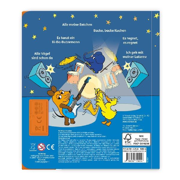 Trötsch Die Maus Soundbuch Erste Kinderlieder