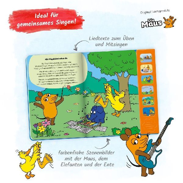 Trötsch Die Maus Soundbuch Erste Kinderlieder