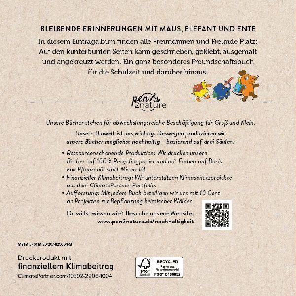 Die Maus Mein Freundschaftsbuch