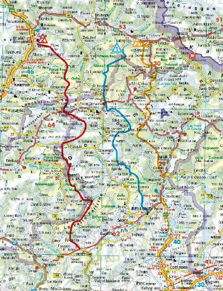 Dolomiten Höhenwege 1-3