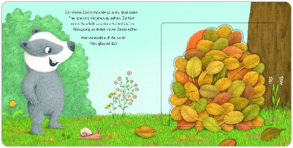 Komm und such mich! sagt der kleine Dachs