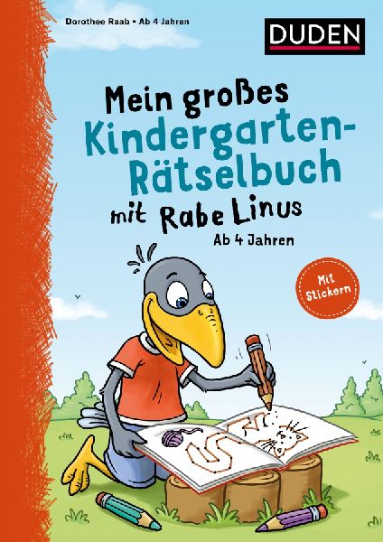 Mein großes Kindergarten-Rätselbuch mit Rabe Linus - ab 4 Ja...