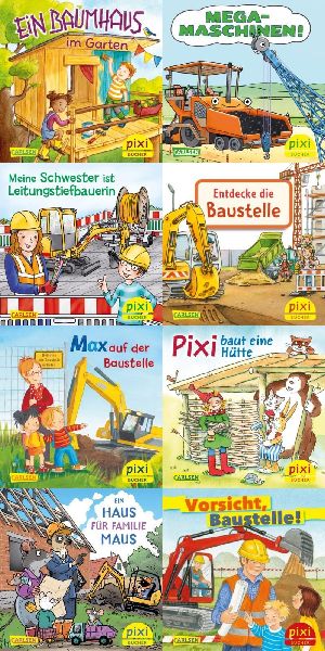 Pixi-Box 311: Pixi auf der Baustelle (8x8 Exemplare)
