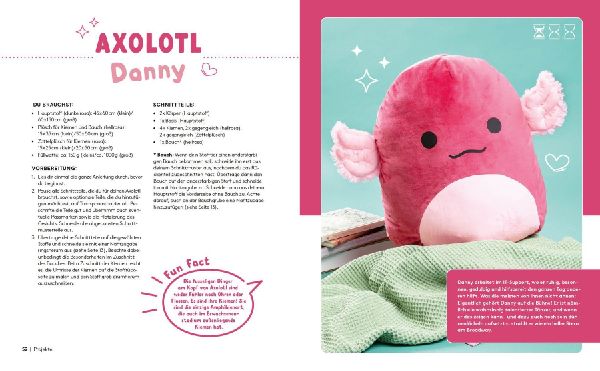 So squishy nähen: Niedliche Plüschtiere in groß und klein für Squishmallow-Fans mit @mommymade