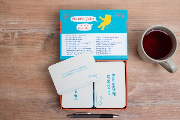Das 60er-Jahre-Quiz. Das große Quiz-Spiel für Senioren rund um die 60er Jahre. Spiele-Box mit 100 Karten