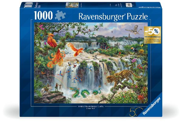 Erwachsenenpuzzle 1000 Teile - Fantastischer Wasserfall von Iguazú