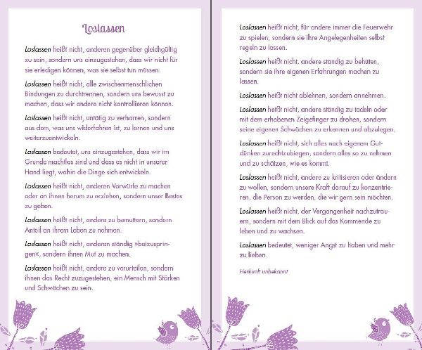 Loslassen