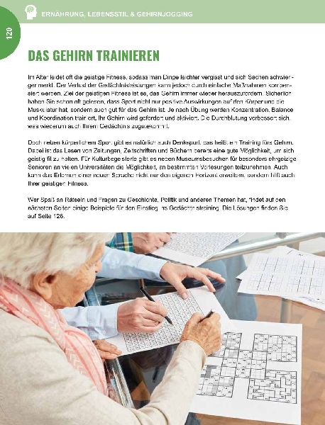 Fitness für Senioren - Gymnastik, Muskeltrainig, Stretching 60+