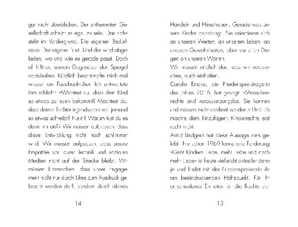 Niemals Gewalt!
