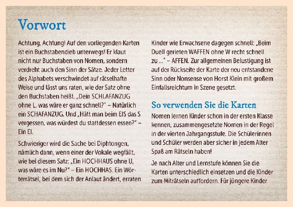 Haltet den Die ! Das verrückte ABC mit 26 geklauten Buchstaben