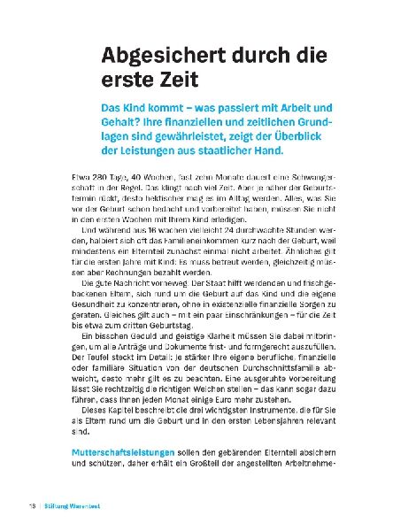 Mehr Geld für Eltern