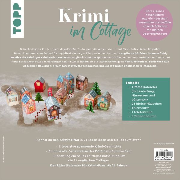 Krimi im Cottage - Das Rätsel-Weihnachtsdorf - Adventskalender