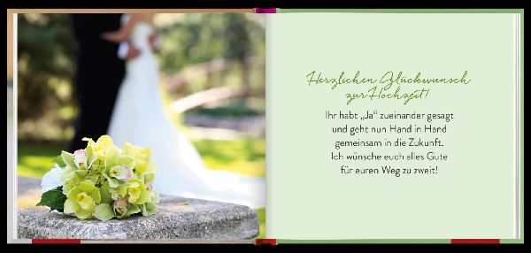 Was ich euch wünsche zur Hochzeit