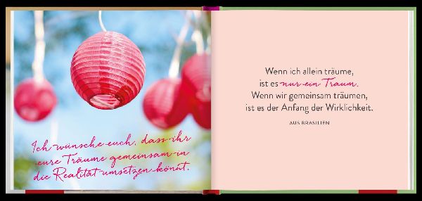 Was ich euch wünsche zur Hochzeit