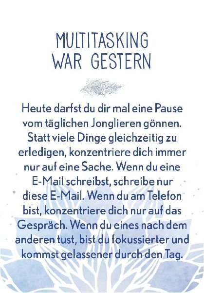 Achtsamkeit fürs Büro. 50 Karma-Kärtchen