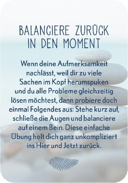 Achtsamkeit fürs Büro. 50 Karma-Kärtchen