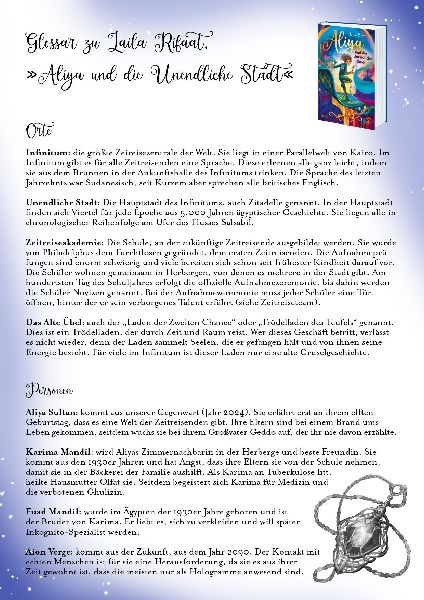 Aliya und die Unendliche Stadt (Die Schule der Zeitreisenden 1)