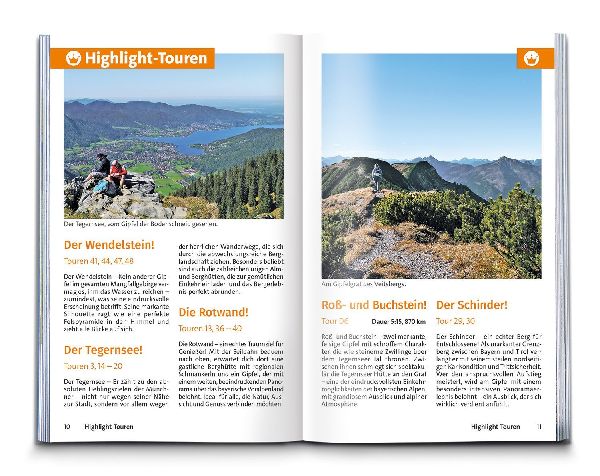 KOMPASS Wanderführer Tegernsee, Schliersee, 60 Touren mit Extra-Tourenkarte